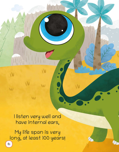 Lil Legends Know Me Series - Dinosaurs | I am an Apatosaurus | Fascinating Animal Book | Exciting Illustrated Book | For kids |  Age 2+ Years - Oswaal Books