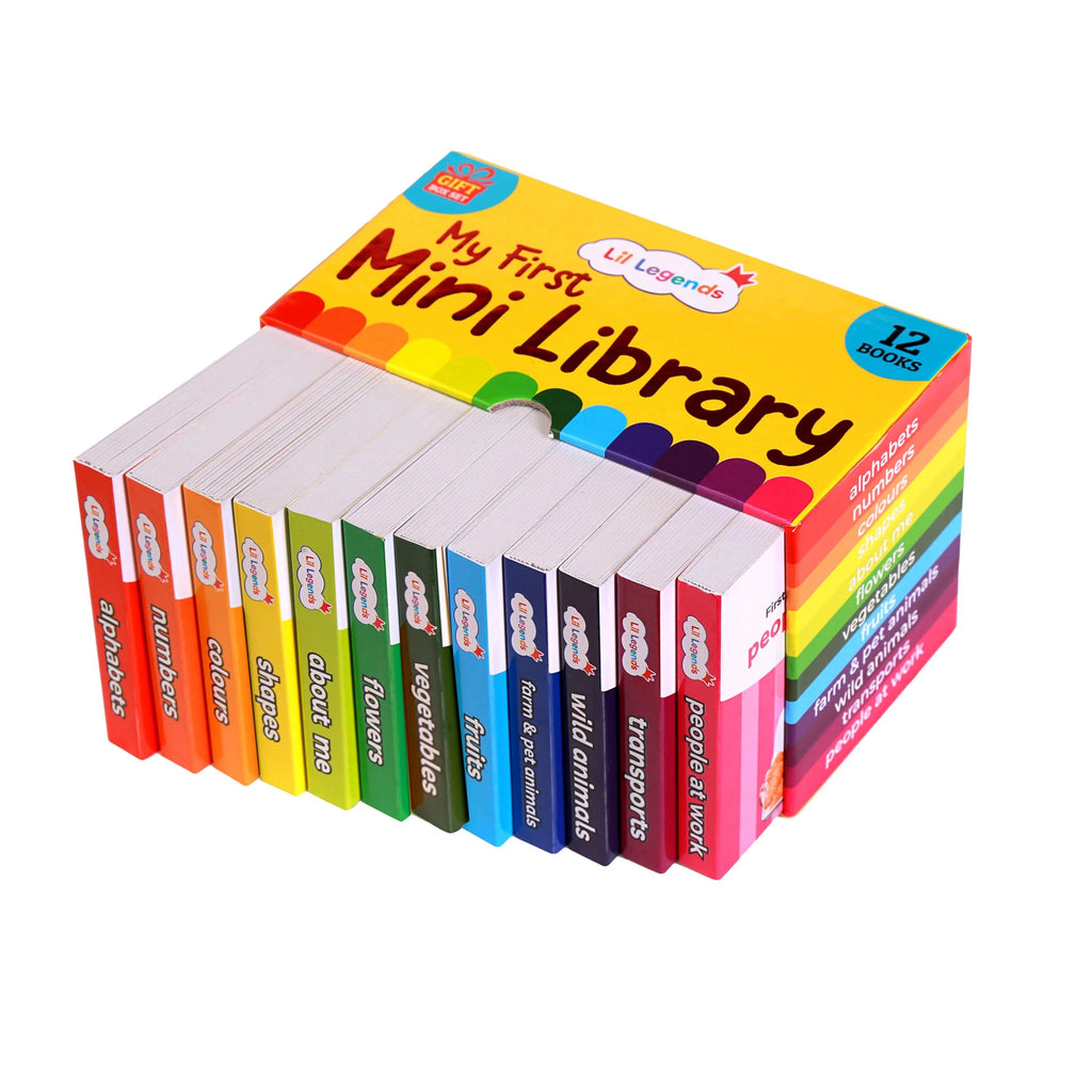 Library Lil Book Lil Legends Mini Library - Box Set | Volume 1 & 2 - 24 Board Books ...