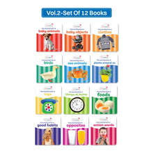 Lil Legends Mini Library - Box Set | Volume 1 & 2 - 24 Books - Alphabet | Numbers | Colours | Shapes | About Me | Flowers | Vegetables | Fruits | Farm & Pet Animals | Wild Animals | Transports |  and more. Oswaal Books and Learning Private Limited