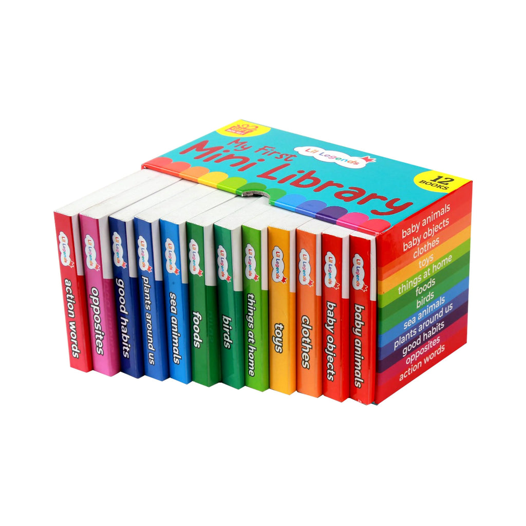 Library Lil Book Lil Legends Mini Library - Box Set | Volume 1 & 2 - 24 Board Books ...