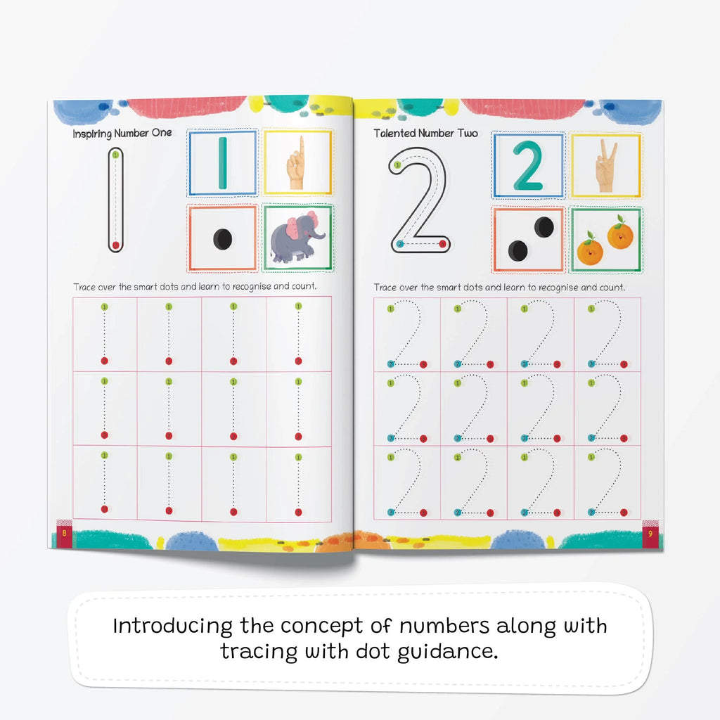 Lil Legends Number Tracing & Activity Book, Level-1 | Writing Practice Book for Kids | Age-2 to 4 Years| Oswaal Books and Learning Private Limited