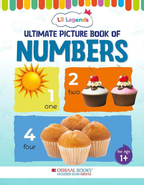 Lil Legends Picture Book for Kids, Age 1+, To learn about Numbers