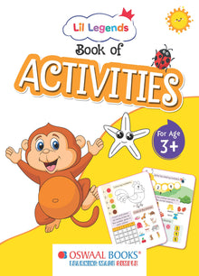 Lil Legends Preschool Activity Books (Set of 3 Books) For 3, 4 and 5+ Years Old Kids Oswaal Books and Learning Private Limited