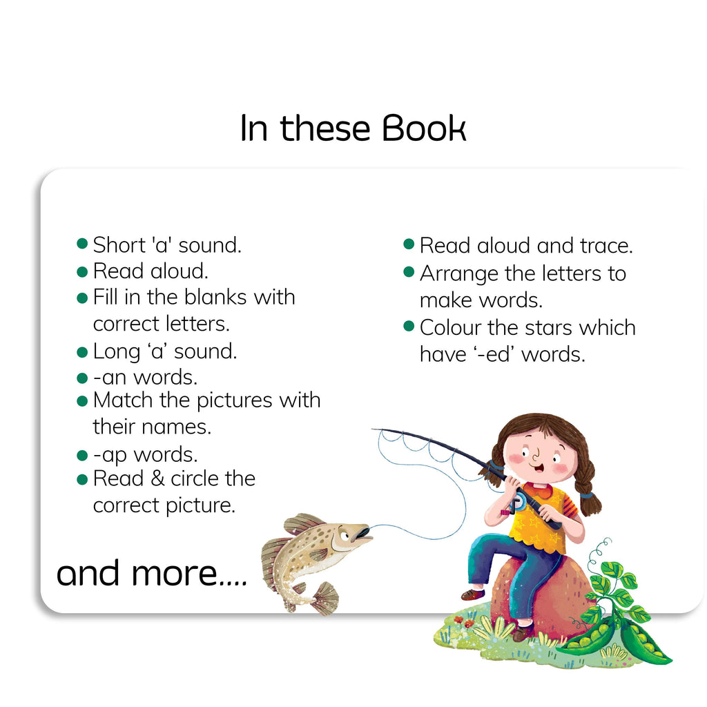 Lil Legends Three Letter words | Phonic Reading Book | English Reading Book For Kids | Age 3-5 Years Oswaal Books and Learning Private Limited