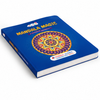 Lil Legends Mandala Magic Colouring Book for Kids & Adults | Bold Mandala Designs | Focus, Fine Motor Skills & Mindfulness | Calming Activity Book | Age 5+