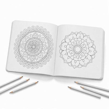 Lil Legends Mandala Magic Colouring Book for Kids & Adults | Bold Mandala Designs | Focus, Fine Motor Skills & Mindfulness | Calming Activity Book | Age 5+