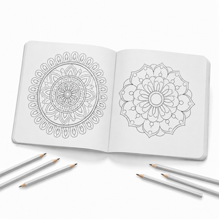 Lil Legends Mandala Magic Colouring Book for Kids & Adults | Bold Mandala Designs | Focus, Fine Motor Skills & Mindfulness | Calming Activity Book | Age 5+