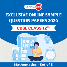 Oswaal Exclusive Online Sample Questions Papers 2026 - CBSE - Class 12th - Mathematics - Set of 5