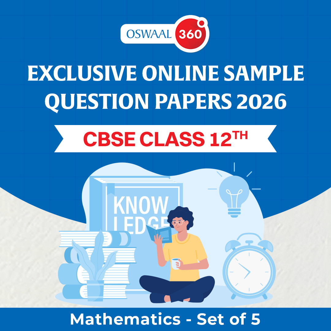 Oswaal Exclusive Online Sample Questions Papers 2026 - CBSE - Class 12th - Mathematics - Set of 5 - Oswaal Books