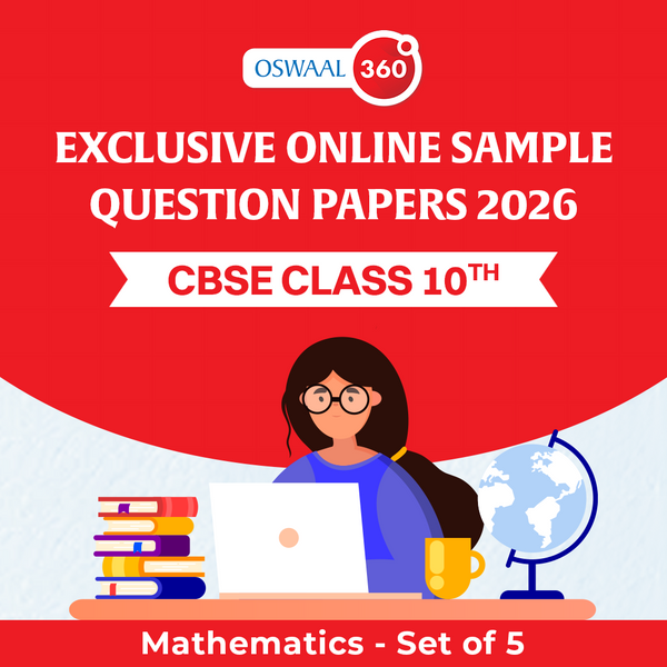 Oswaal Exclusive Online Sample Question Papers 2026 - CBSE - Class 10th - Mathematics - Set of 5