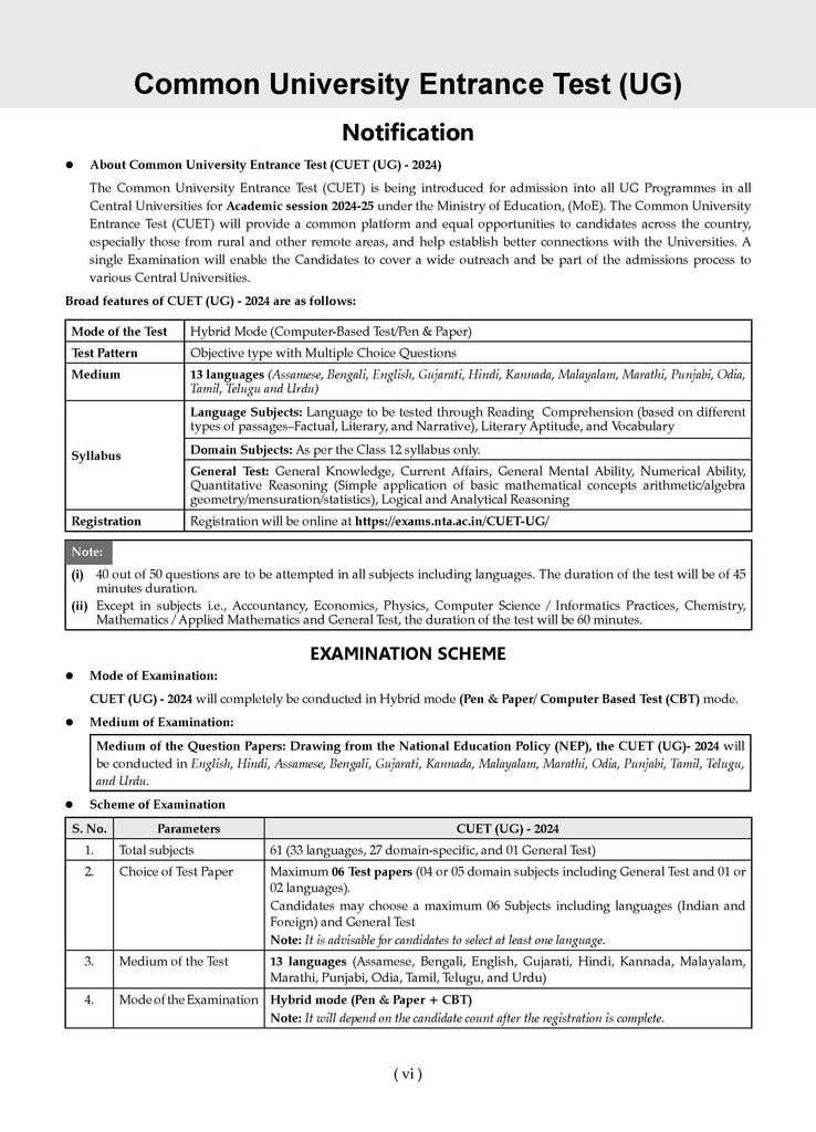 NTA CUET (UG) 10 Mock Test Papers Applied Maths/Mathematics (For 2025 Exam) Oswaal Books and Learning Private Limited