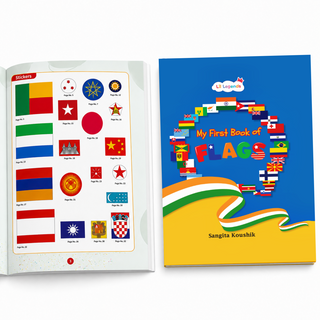 Lil Legends My First Book of Flags for Kids | Illustrated World Flags Picture Book | Builds Knowledge of Countries, Cultures & Visual Learning | Age 4+ Years