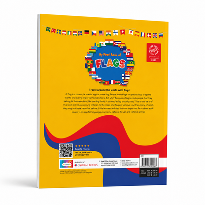 Lil Legends My First Book of Flags for Kids | Illustrated World Flags Picture Book | Builds Knowledge of Countries, Cultures & Visual Learning | Age 4+ Years