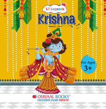 Mythological stories- Illustrated Board Book Krishna, An Enchanting story from Indian Mythology for Kids, Age 3+ Oswaal Books and Learning Private Limited