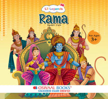 Mythological stories- Illustrated Board Book Rama, An Enchanting story from Indian Mythology for Kids, Age 3+ Oswaal Books and Learning Private Limited