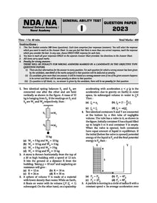 NDA-NA (NATIONAL DEFENCE ACADEMY/NAVAL ACADEMY) 15 Previous Solved Papers| Year-wise 2017-2024 (II) | General Ability Test: General Studies | For 2024-25 Exam Oswaal Books and Learning Private Limited