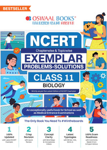 NCERT Exemplar (Problems - solutions) Class 11 Biology Book For 2024 Exam