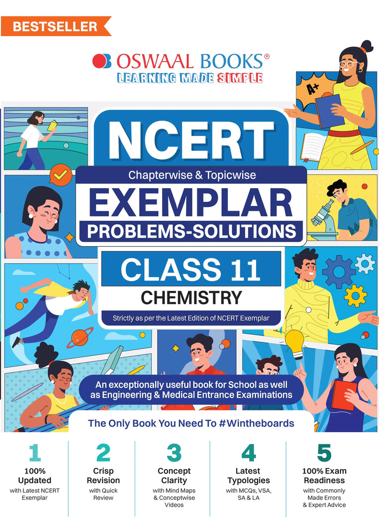 NCERT Exemplar (Problems - solutions) Class 11 Chemistry Book For 2024– Oswaal Books and Learning Pvt Ltd