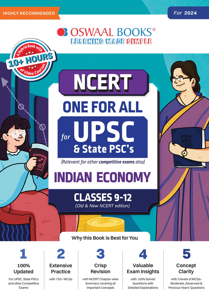 UPSC NCERT One For All | Indian Economy | Classes-9 to 12 | For 2024 Exam | For UPSC and State PSC's