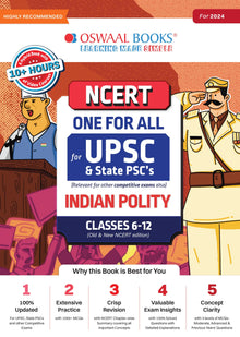 UPSC NCERT One For All | Indian Polity | Classes-6 to 12 | For 2024 Exam | For UPSC and State PSC's