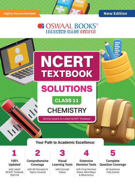 NCERT Textbook Solutions Class 11 Chemistry | For Latest Exam