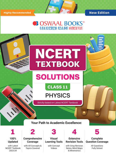 NCERT Textbook Solutions Class 11 Physics | For Latest Exam