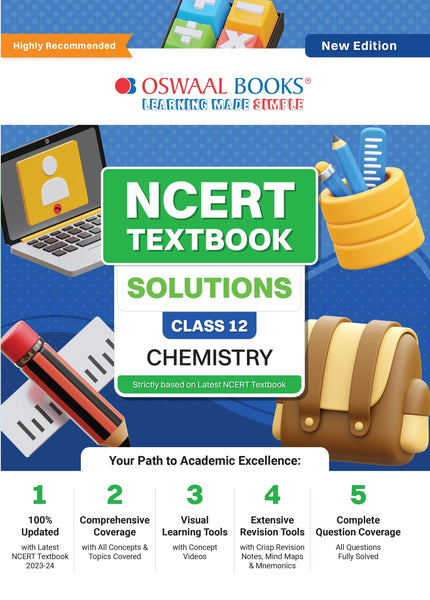 NCERT Textbook Solutions Class 12 Chemistry | For Latest Exam