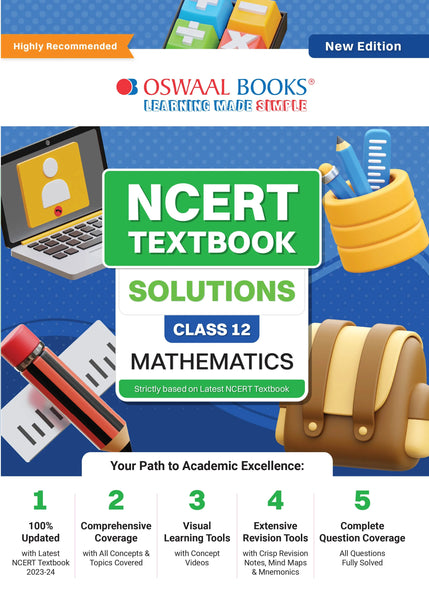 NCERT Textbook Solutions Class 12 Mathematics | For Latest Exam