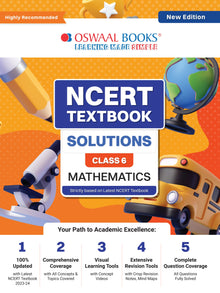 NCERT Textbook Solution Class 6 Mathematics | For 2024 Exam Oswaal Books and Learning Private Limited