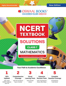 NCERT Textbook Solution Class 7 Mathematics | For 2024 Exam Oswaal Books and Learning Private Limited