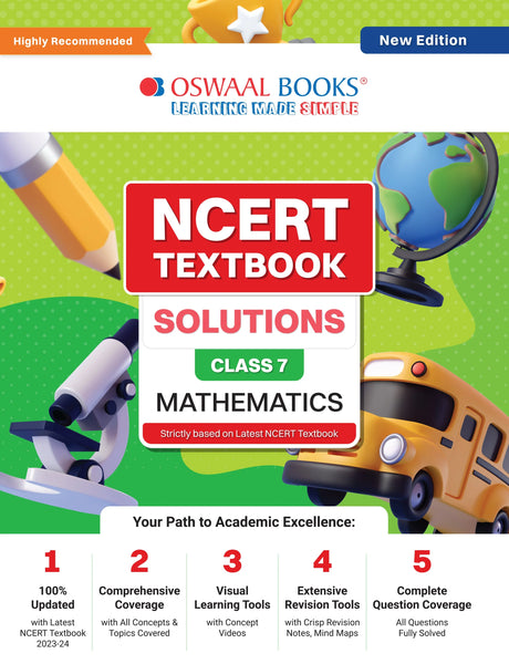 NCERT Textbook Solutions Class 7 Mathematics | For Latest Exam