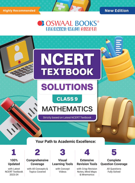 NCERT Textbook Solutions Class 9 Mathematics | For Latest Exam