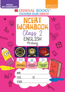 NCERT Workbook Class 2 English Mridang (For Latest Exam) Oswaal Books and Learning Private Limited