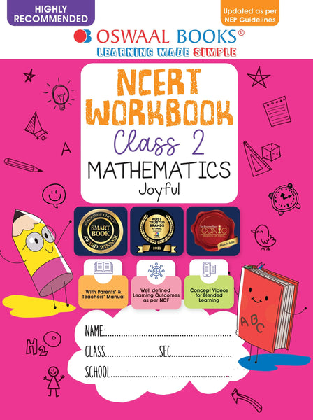 NCERT Workbook Class 2 Mathematics Joyful  (For Latest Exam)