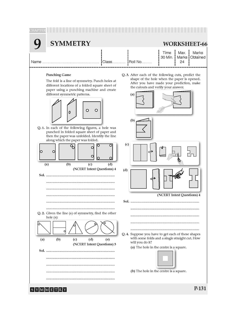 NCERT & CBSE ONE FOR ALL WORKBOOK Mathematics (Ganita Prakash) Class-6 Oswaal Books and Learning Private Limited