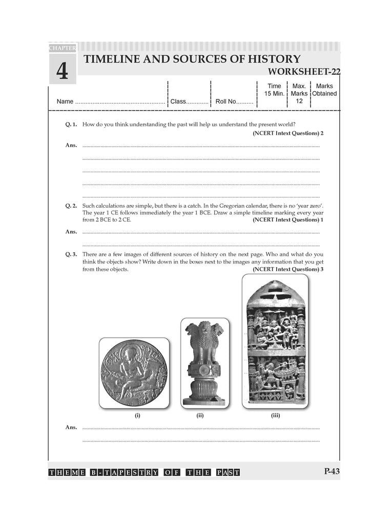 NCERT & CBSE ONE FOR ALL WORKBOOK Social Science (Exploring Society India and Beyond) Class-6 Oswaal Books