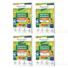 NCERT & CBSE One For All Workbook For Class 7 | Mathematics | Science | Social Science | English | Updated As Per NCF | MCQ's | VSA | SA | LA | Set Of 4 Books | For Latest Exam Oswaal Books and Learning Private Limited