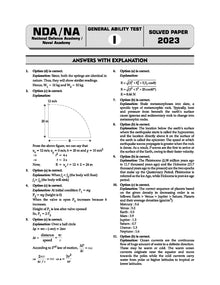 NDA-NA Question Bank | Previous Years Solved Question Papers Chapter-Wise & Topic-Wise (2014-2023): General Studies (For 2024 Exam) Oswaal Books and Learning Private Limited