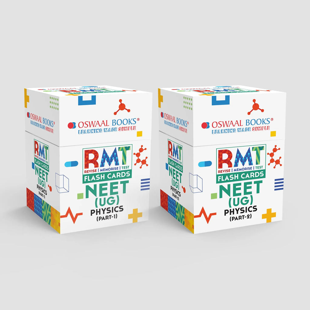 NEET RMT Flash Cards Physics (Part-1 & 2) | Set of 2 Boxes (For 2024 Exam)