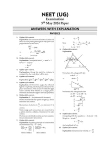 NEET (UG) 10 Mock Test Papers PHYSICS, CHEMISTRY & BIOLOGY for 2025 Exam | Based On Latest NTA Pattern Oswaal Books and Learning Private Limited