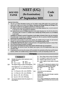NEET (UG) Mock Test 15 Sample Question Papers+ 18 Years' Solved Papers-2006-2023 Physics, Chemistry, Biology (For 2024 Exam) 