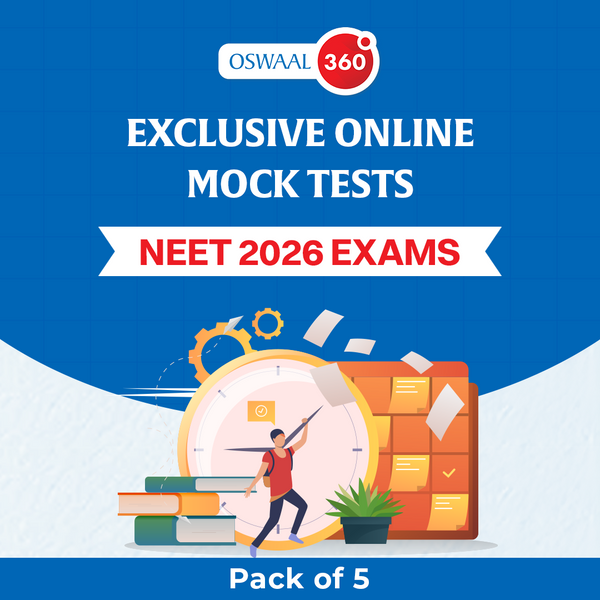 Exclusive Online Mock Tests For NEET 2026 Exams - Pack of 5
