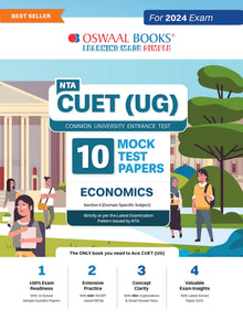 NTA CUET (UG) 10 Mock Test Sample Question Papers Economics (2024)