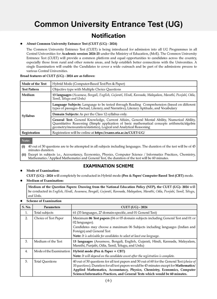 NTA CUET (UG) 10 Mock Test Papers Accounts (For 2025 Exam) Oswaal Books and Learning Private Limited