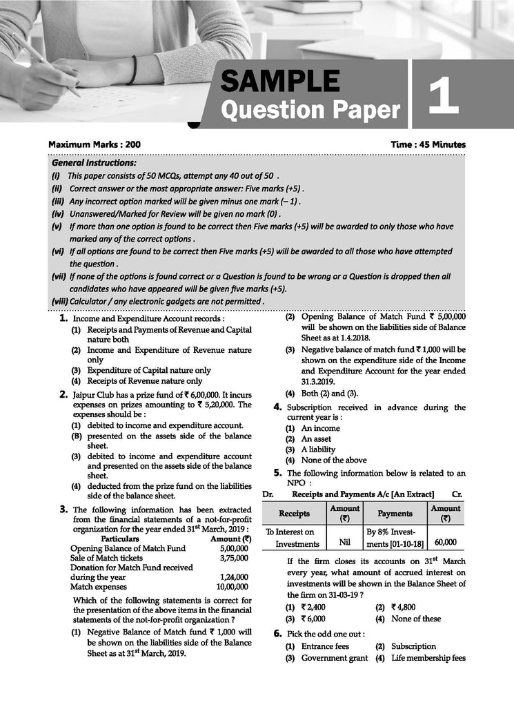 NTA CUET (UG) 10 Mock Test Papers Accounts (For 2025 Exam) Oswaal Books and Learning Private Limited