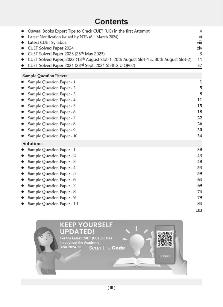 NTA CUET (UG) 10 Mock Test Papers Biology (For 2025 Exam) Oswaal Books and Learning Private Limited