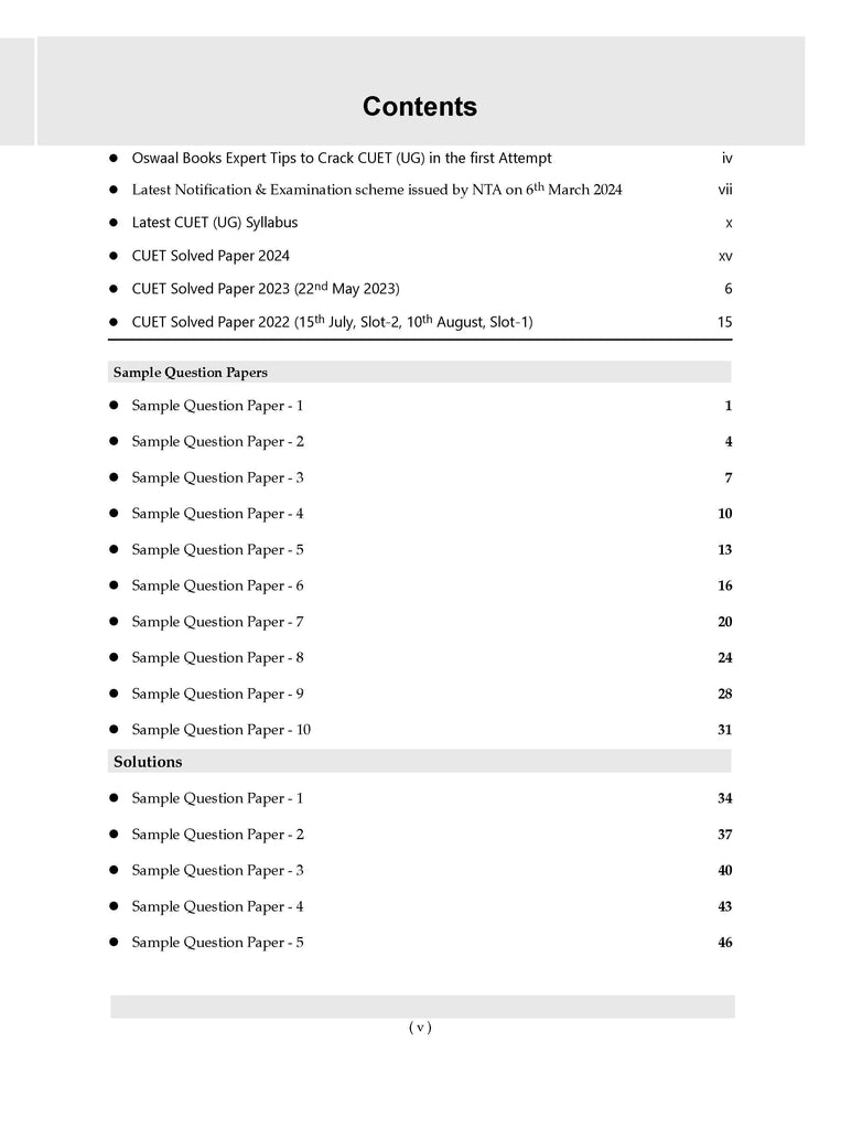 NTA CUET (UG) 10 Mock Test Papers Geography (For 2025 Exam) Oswaal Books and Learning Private Limited