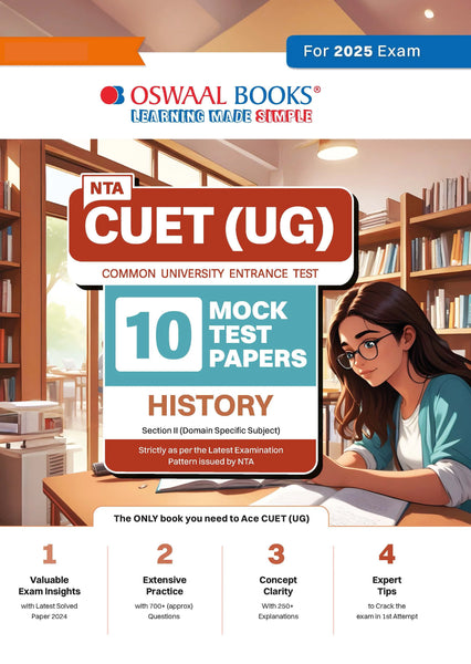 NTA CUET (UG) 10 Mock Test Papers History (For 2025 Exam)