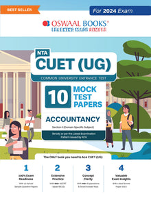 NTA CUET (UG) 10 Mock Test Sample Question Papers Accountancy | For 2024 Exams