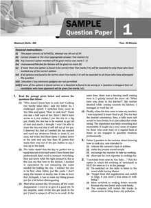 NTA CUET (UG) 10 Mock Test Sample Question Papers English | For 2024 Exams